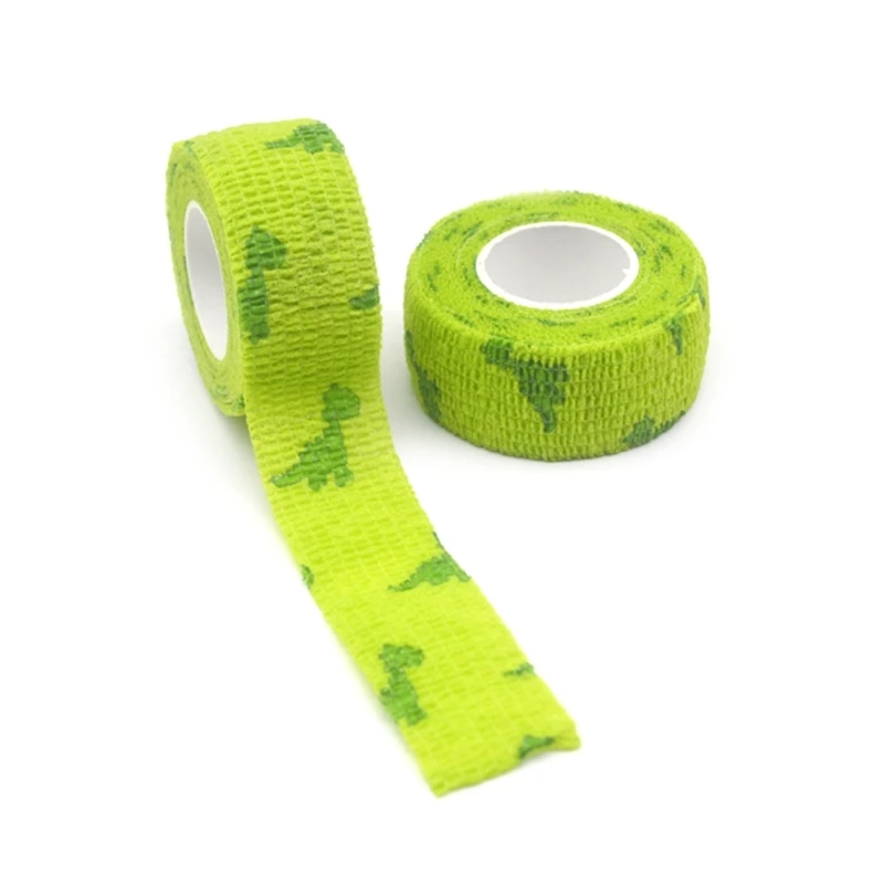 Colorful Self Adhesive Elastic Bandage 4.5m Colorful Wrap Tape for Finger Joint Knee Outdoor First-Aid Tools Pet Tape