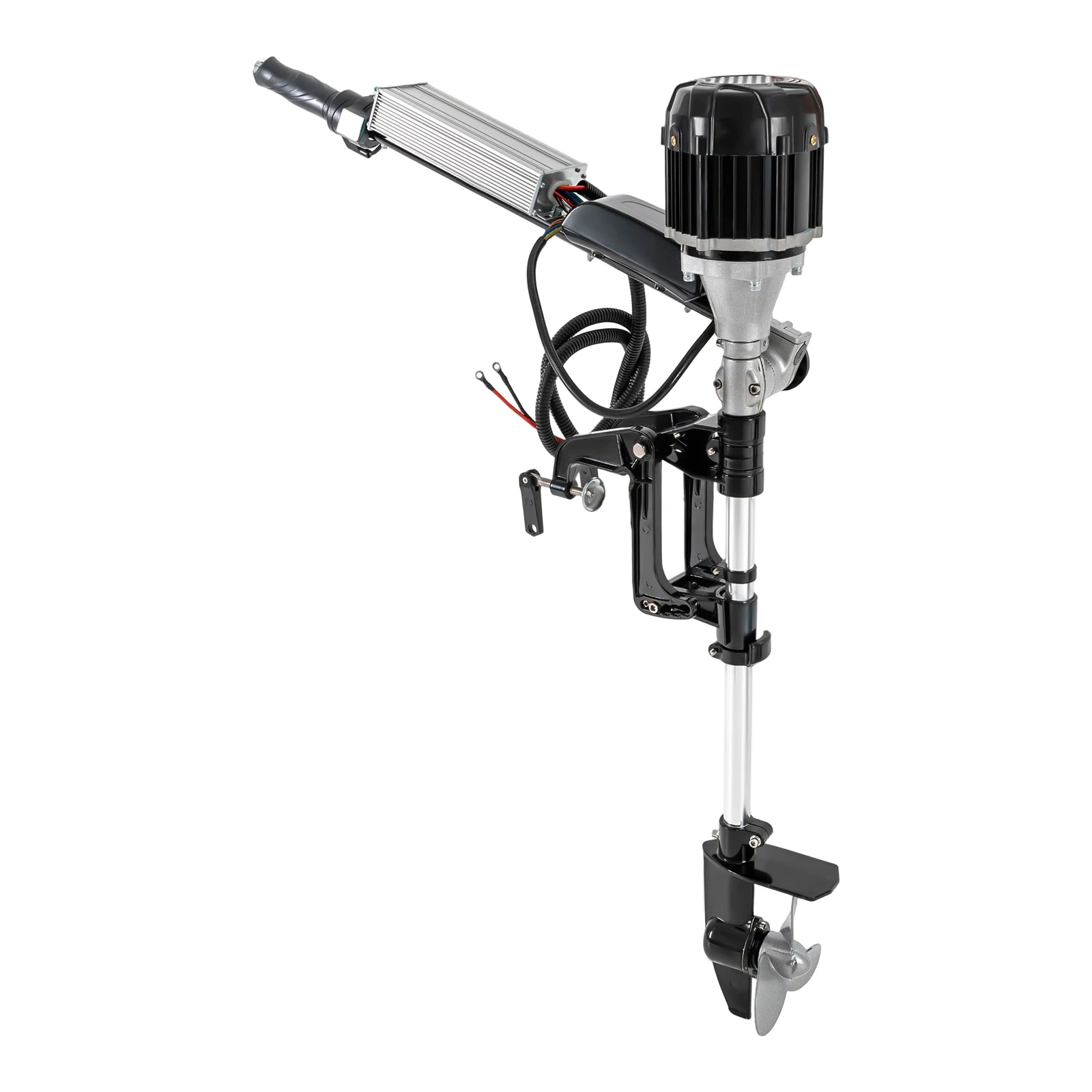 5HP 48V 1000W Electric Outboard Motor Brushless Trolling Motor Fishing Boat Engine