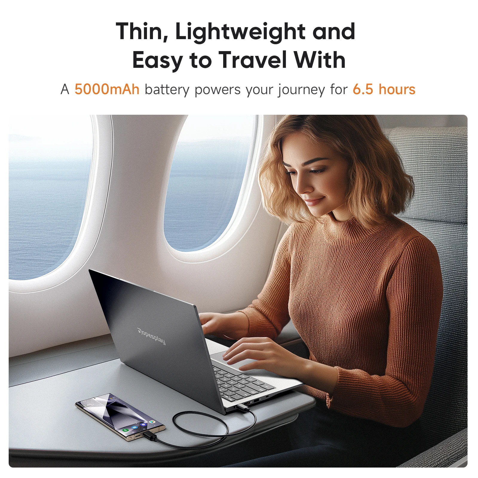 Opesplay-キーボード付きポータブルモニター,samsung,dex,mac,mini pc