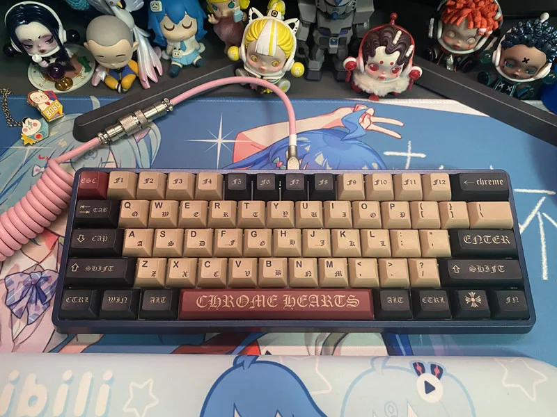 

KCA Profile 140 Key Nameplate Keycap Dye Sublimation Personalized PBT Keycap For MX Switch GH60 GK64 NT75 Mechanical Keyboard