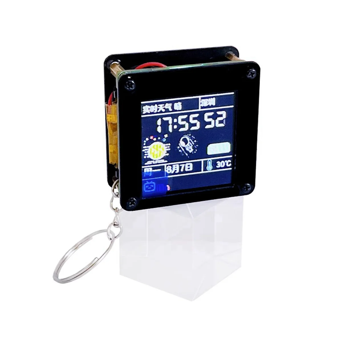 ޴ ̴ TV Ʈ Lvgl  St7735,B  , 1.44 ġ LCD ũ ũž ű, ESP32 C3