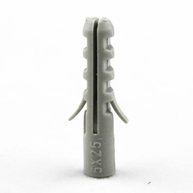 M4 M5 M6 M8 M10 M12 M14 Plastic Expansion Dcrew Rubber Plug 10/20/30/50/100pcs for Expansion Plugs Plastic Wall Anchor