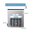 ZBS-20B 40kg Ice Maker Commercial Milk Tea Shop  Ice Cube Make Small Home Fully Automatic Ice Making Crushed Ice One Machine 5