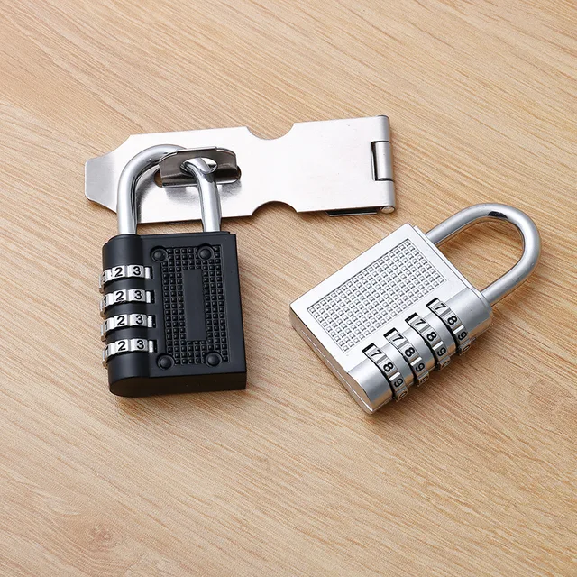 3/4 Digit Dial Combination Password Code Number Lock Padlock Safety Travel Security Lock for Luggage Backpack Suitcase Drawer 5