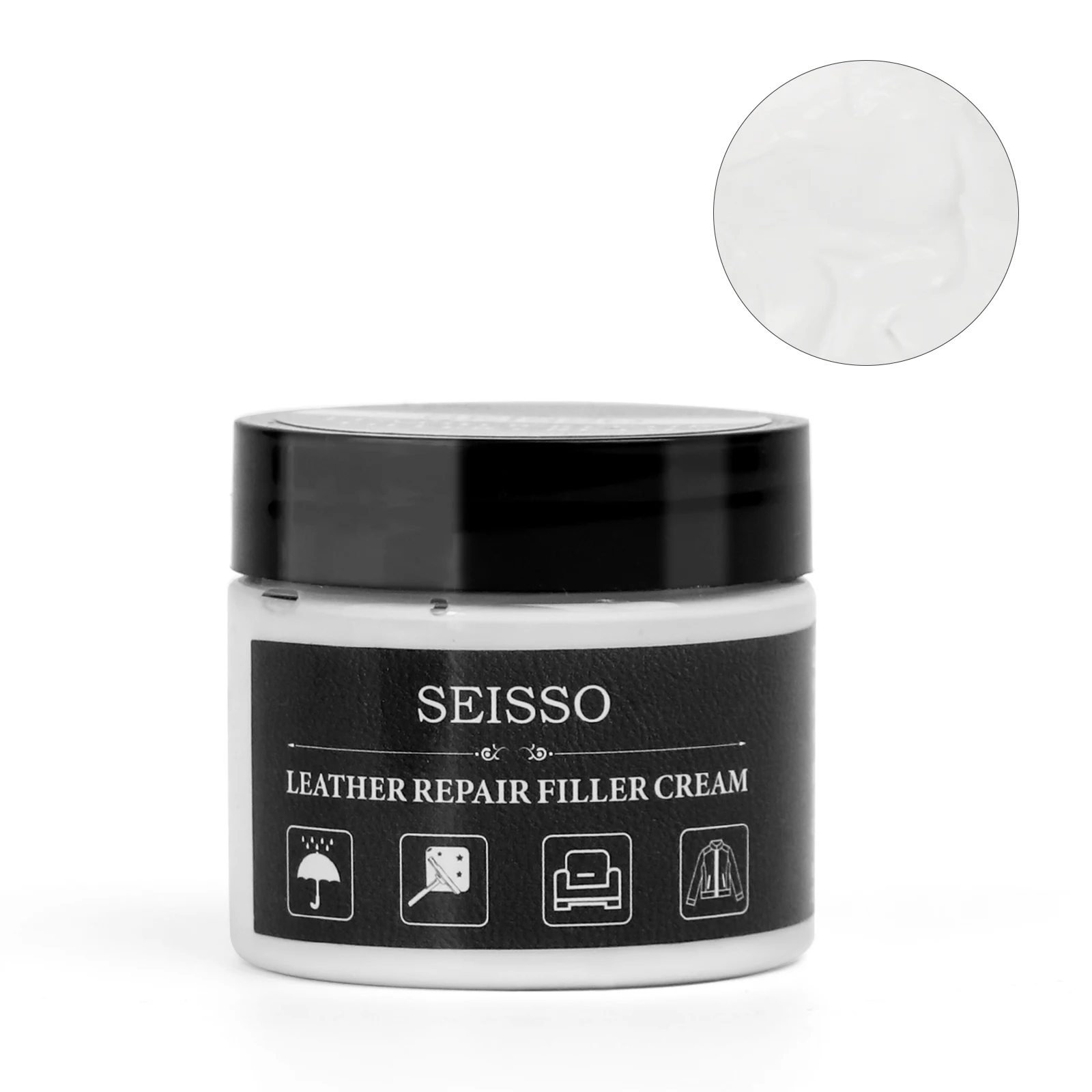 Multifunctional Leather Refurbishing Cleaner Repair Cream for Car Seat Sofa Color Paste Renew Cleaning Kit Decontamination 1pcs