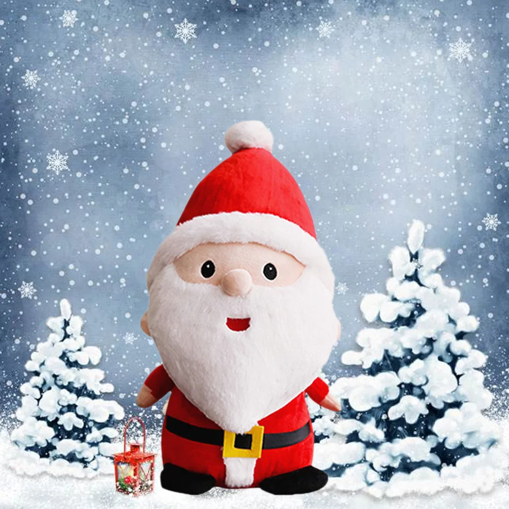 

1Pc Christmas Plush Stuffed Santa Claus, Santa Claus Santa Stuffed Plush Christmas Santa Claus Figure for Xmas, 23cm Height