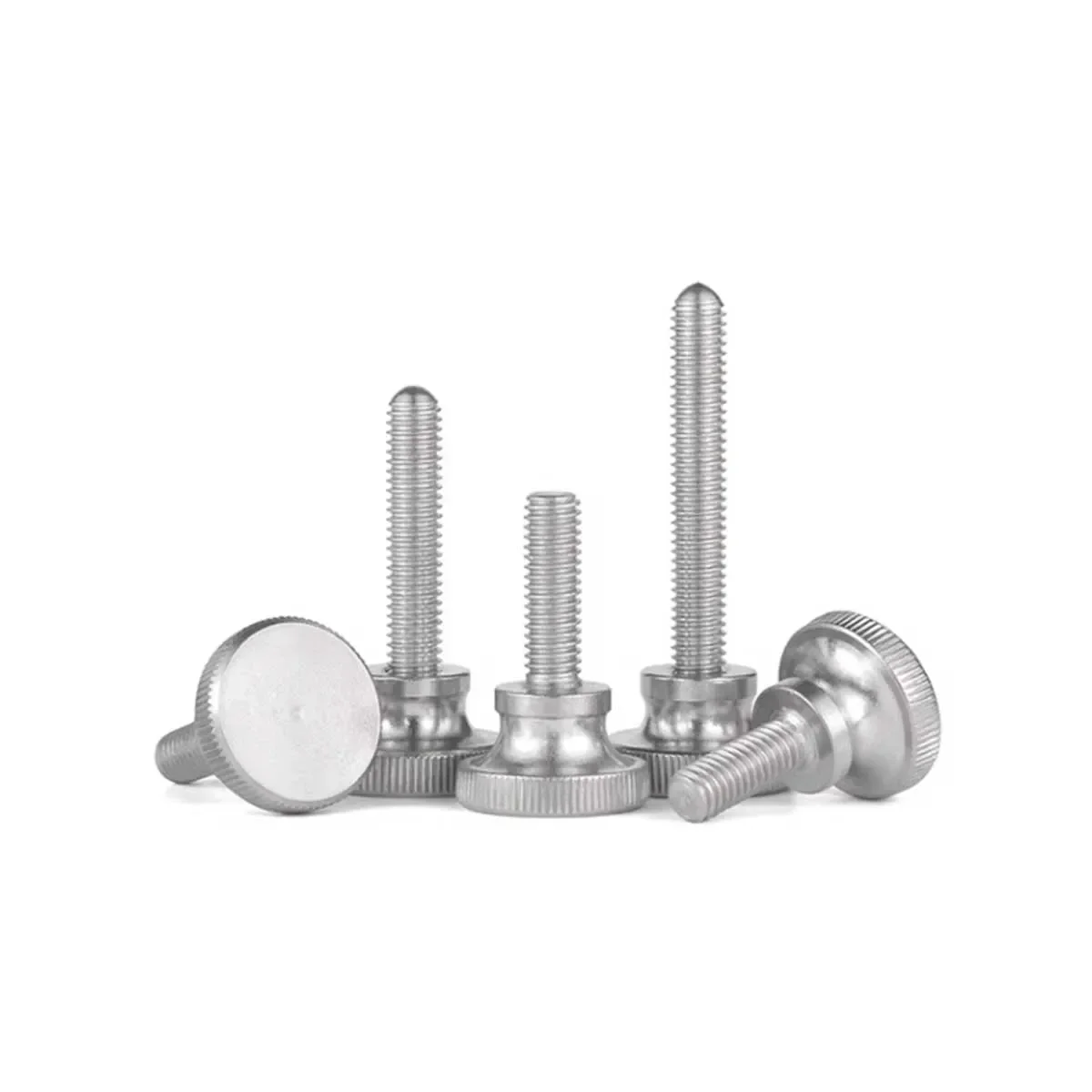 304 Stainless Steel High Head Knurled Hand Screw GB834 M2M3M4M5M6M8