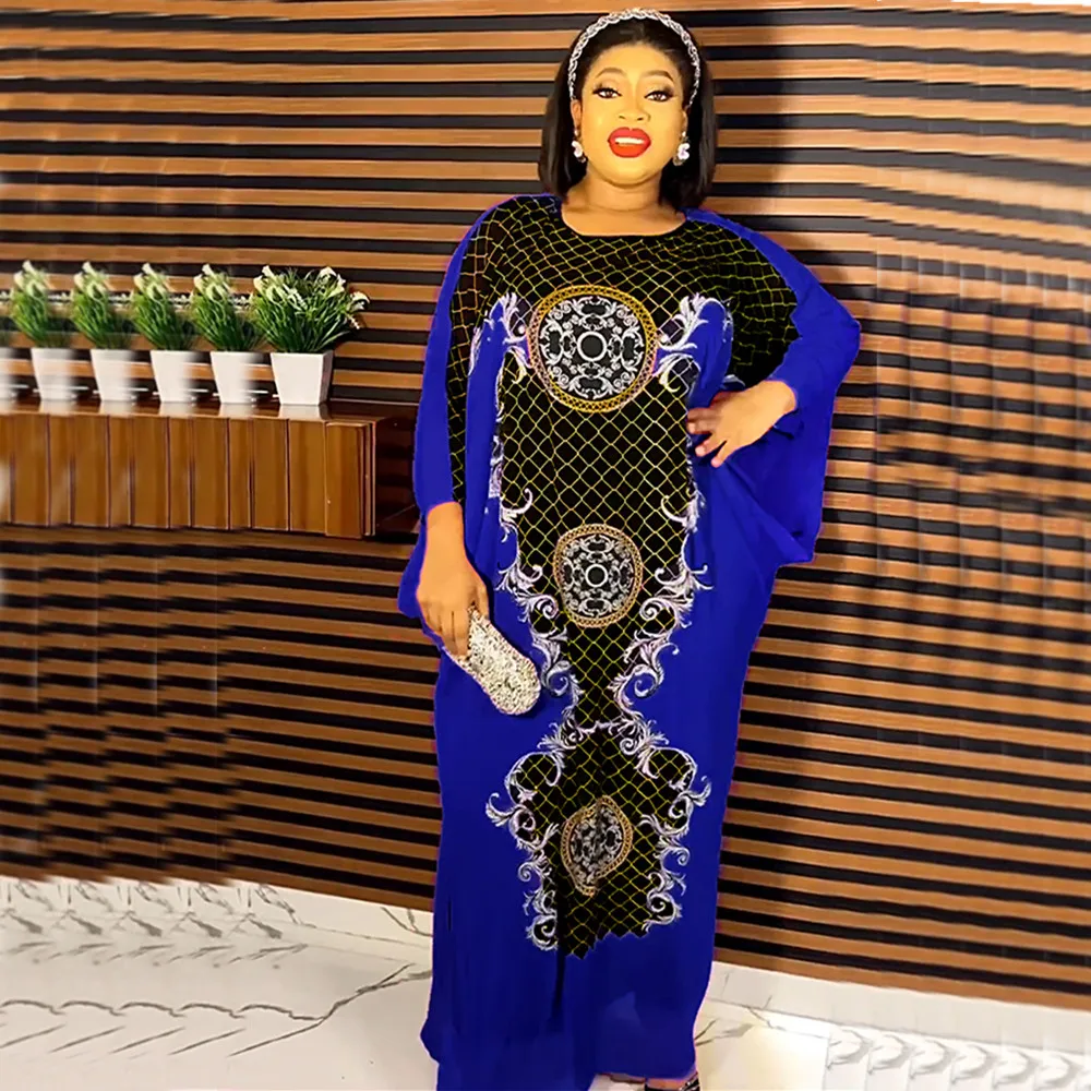 

Женское платье в африканском стиле, женское платье в мусульманском стиле, Дашики, Анкары, Дубайский кафтан, Abayas Boubou Robe Marocaine Femme