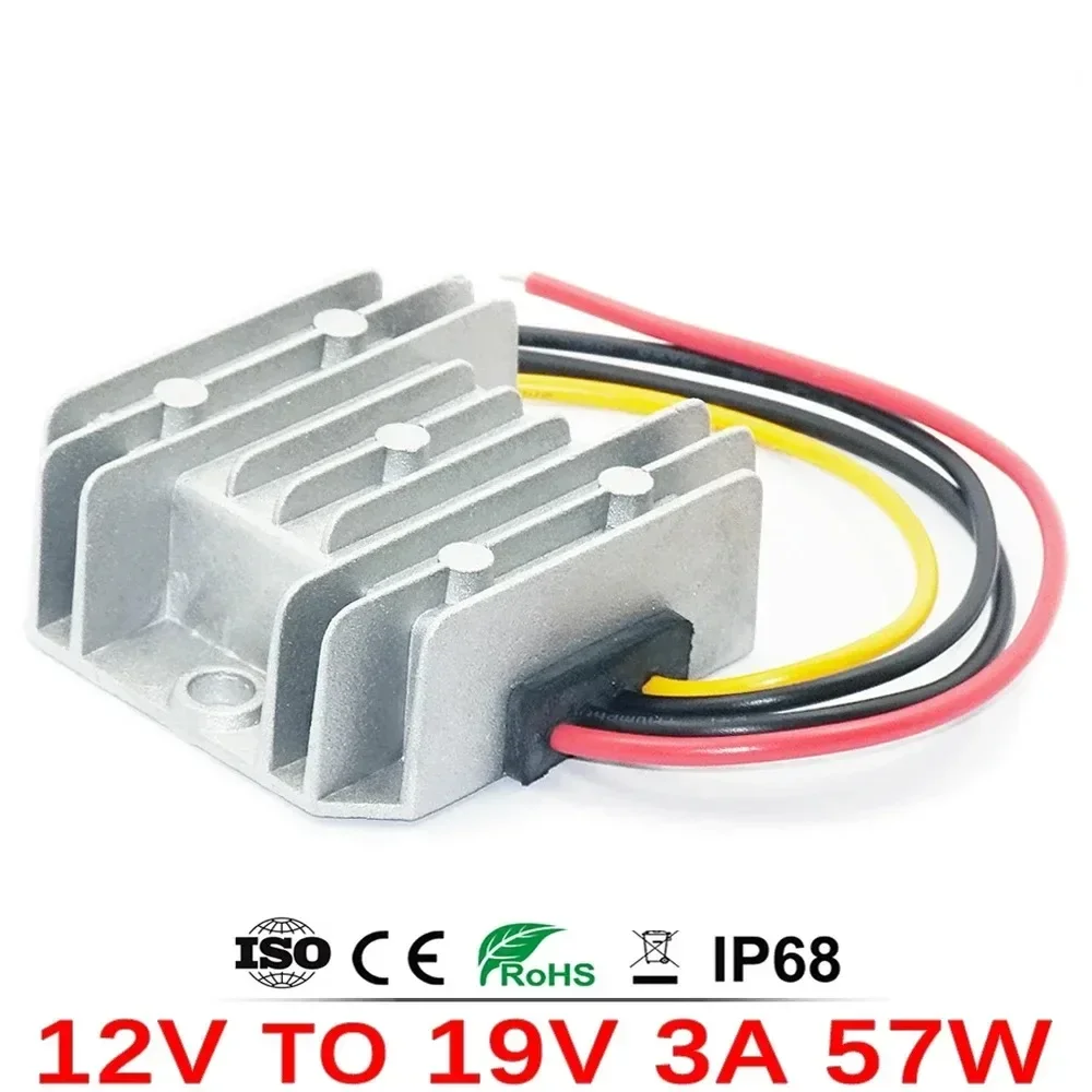 차량용 노트북 전원 공급 장치 충전기, 스텝 업 부스트 DC DC 컨버터, 12 V 24V, 19 V, 1A, 3A, 5A, 10A, 12A, 15A, 20A
