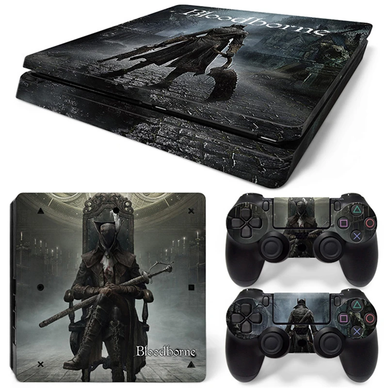 Bloodborne 1119 Ps4 Slim Skin Sticker Decalcomania Cover Per Ps4 Slim Console E 2 Controller Skin Vinyl Slim Sticker Decal
