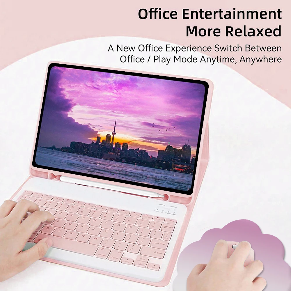 Universal iPad Keyboard Case with Enhanced Compatibility and Protection
