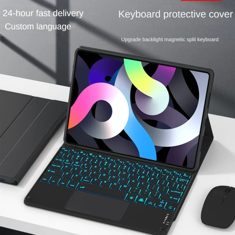 Tastiera Magica Retroilluminata Per Pad Pro 12 9 12.9 M2 2022 Per Pad Pro 11 2022 10Th G Station Air 5 Air 4 Custodia Protettiva