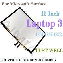 

15 inch LCD For Microsoft Surface Laptop 3 LCD Display Touch Screen Digitizer Assembly for Surface Laptop 3 15" 1867 1868 1873