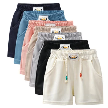 1 pz pantaloncini estivi per bambini ragazzi ragazze tinta unita corto bambino tinta unita pantaloni casual bambini pantaloni corti abbigliamento sportivo capispalla 1
