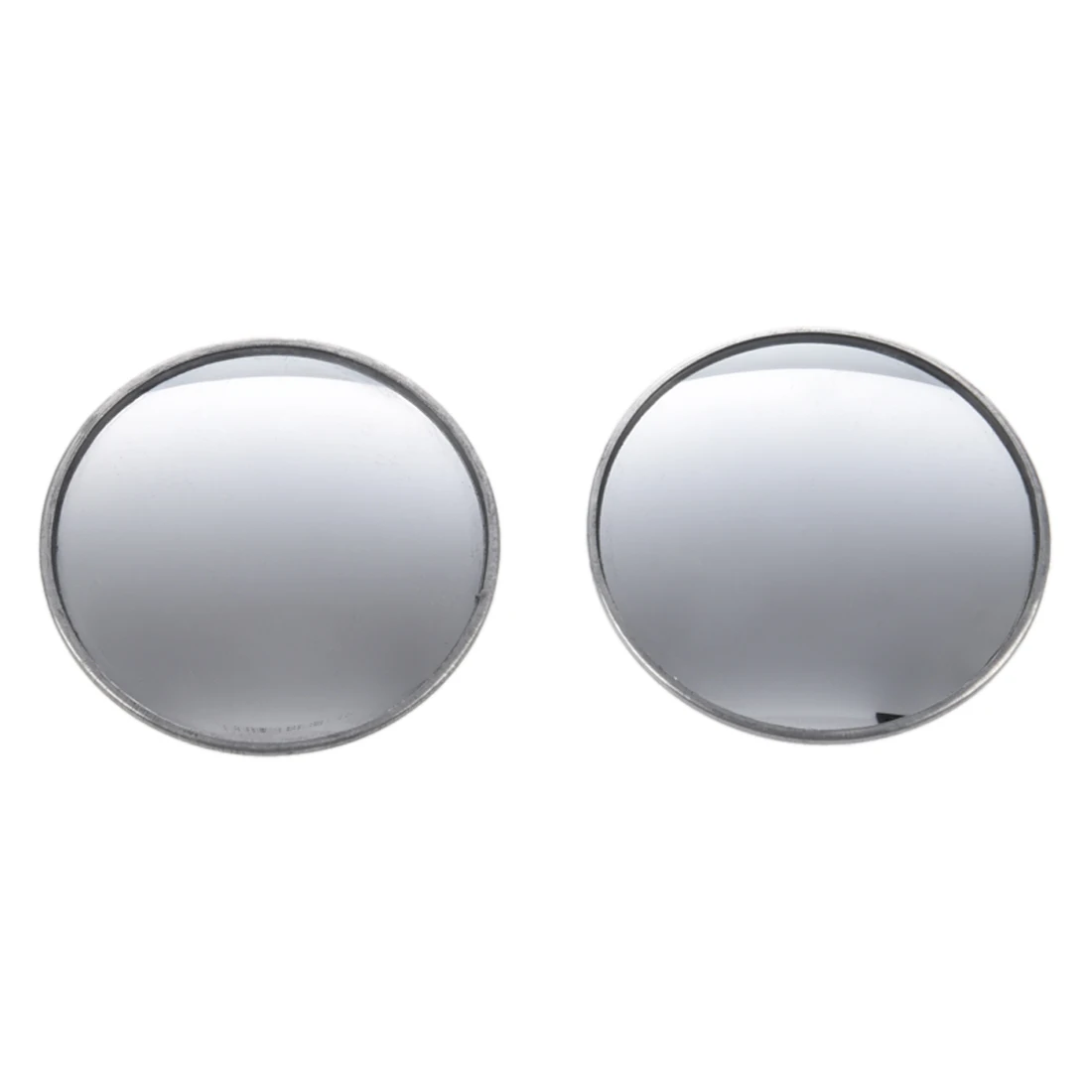 

2 Pcs Round Stick-On Convex Blind Spot Mirror Set