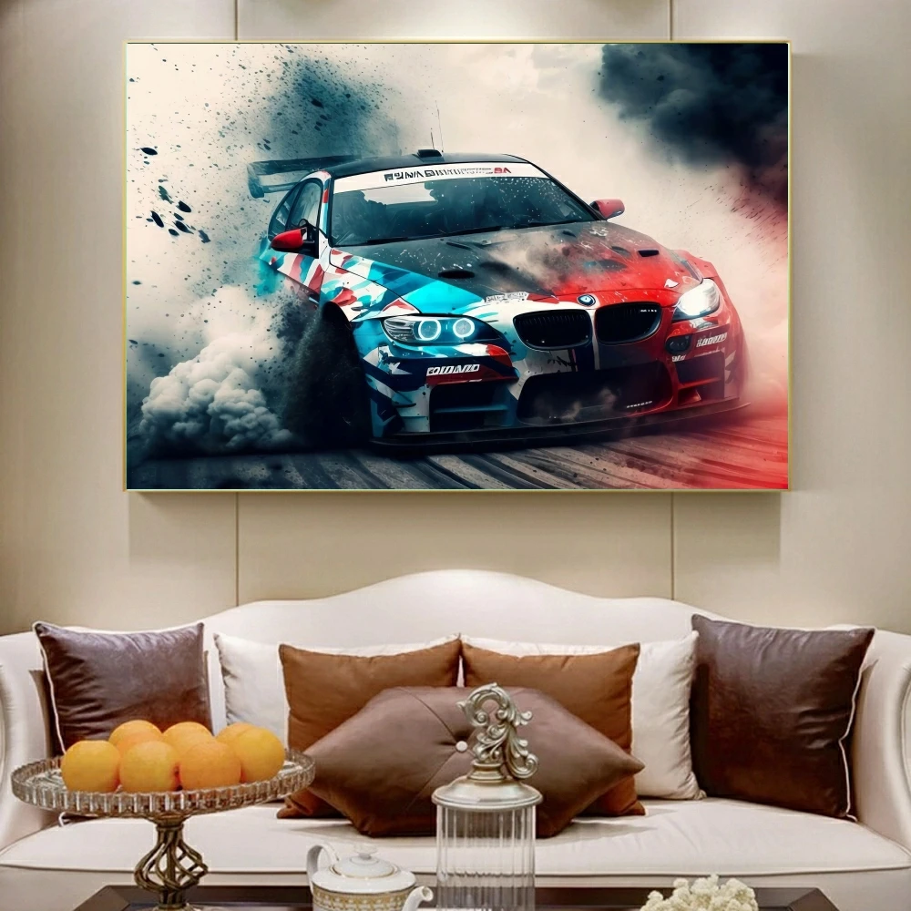 Racing Car Art RS7 RS6 E30 Diamond Painting Cross Stitch Mosaic Embroidery Pixel Novelty Drill Room Decor 5D DIY Art Children Gift