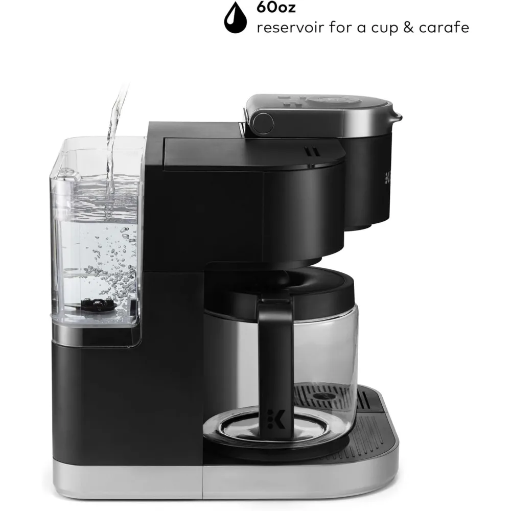 K-Duo Single Serve K-Cup Pod & Carafe Coffee Maker, Black,1470 watts 5