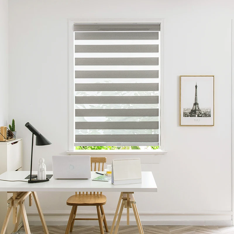 ChinaWindowShadeManufacturersDayAndNightDoubleLayerFabric