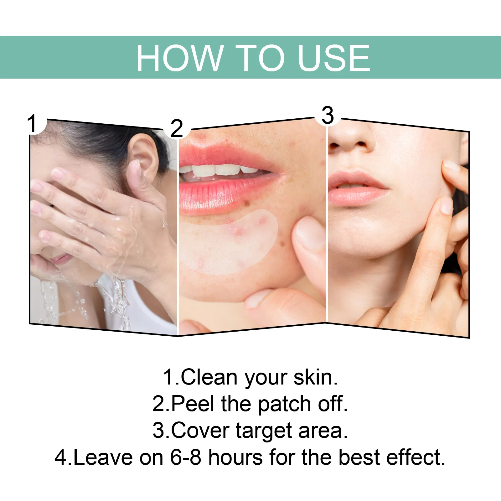 Hydrocolloid Acne Pimple Patches for Face Skin Blemish Treatment