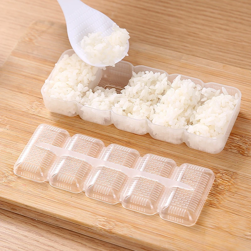 Rice Ball Mold Sushi Mold Japanese Nigiri Sushi Mold Rice Ball Non-stick Pressure Storage Box Lunch Box Lunch Tool DIY Kitchen
