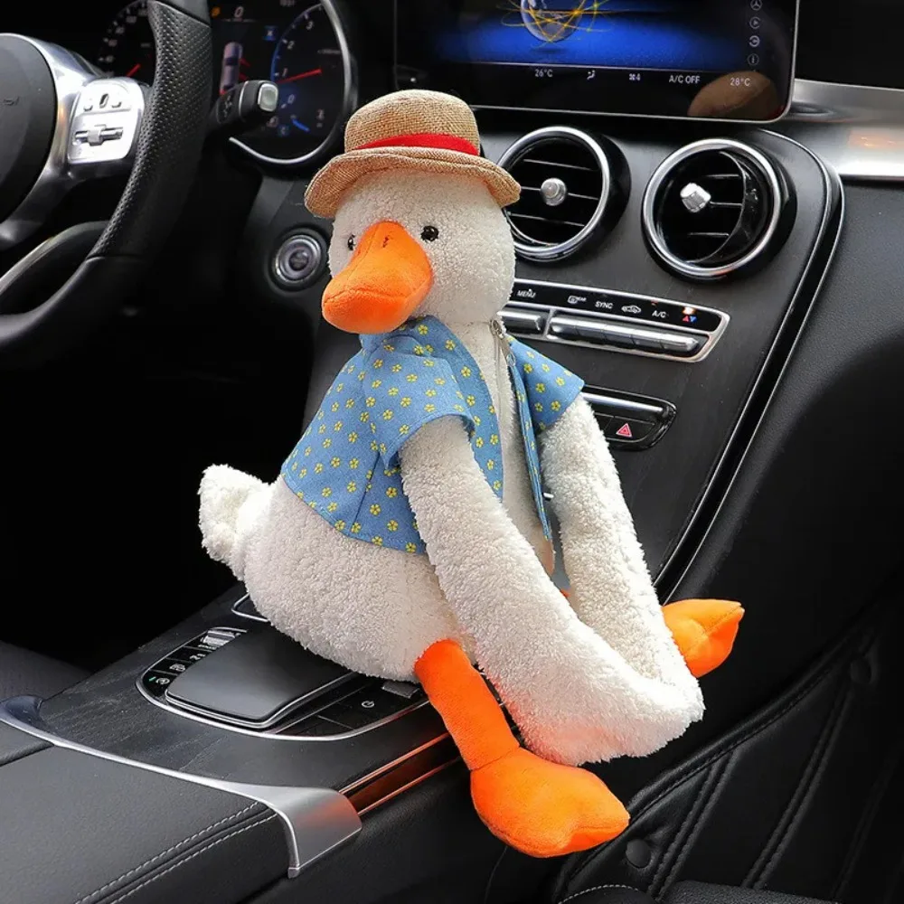 Duck Cartoon Tissue Box Cover Soft Creative Paper Napkin Case Cute Animal Car Seat Organizer Holder