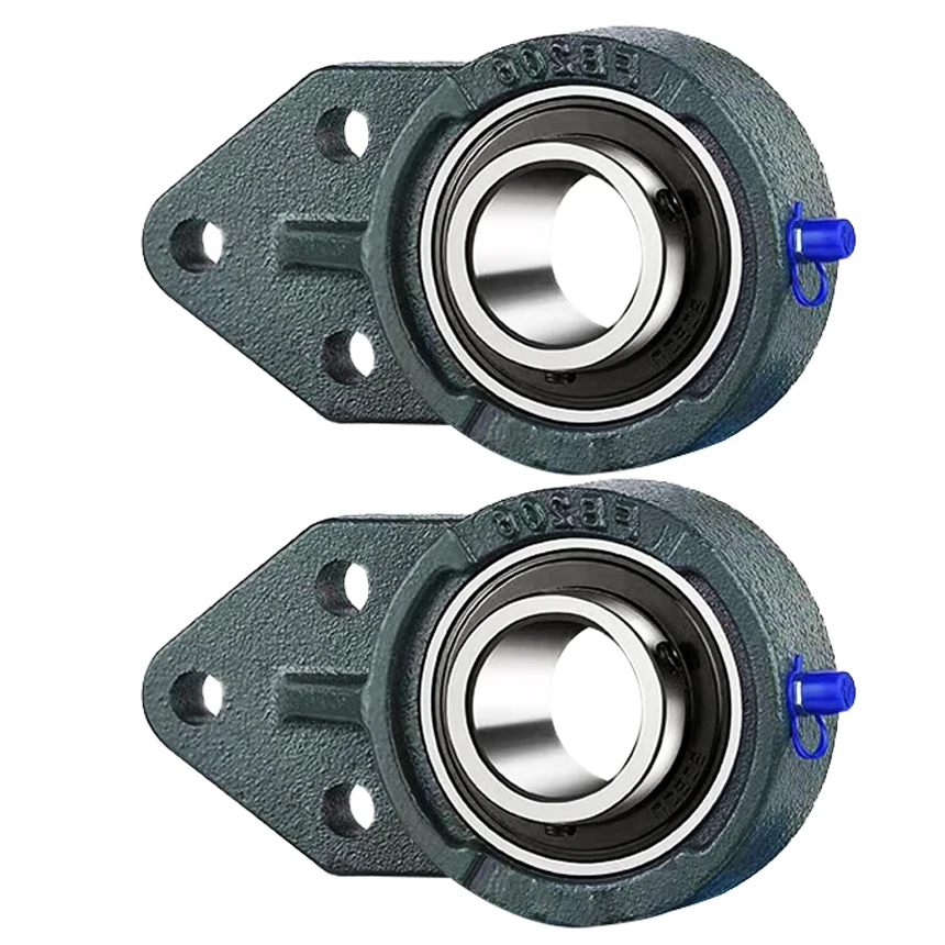 

UCFB 204 205 206 207 208 209 210 3-Bolt Suspension Type Flange Bracket Pillow Block Outer Spherical Surface Ball Bearing