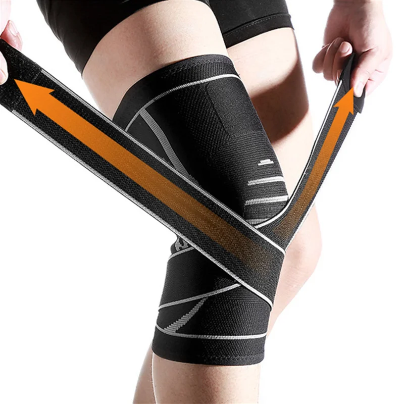 Professional Knee Brace Compression Knee Sleeve Support Bandage for Pain Relief Medical Pad for Running Workout