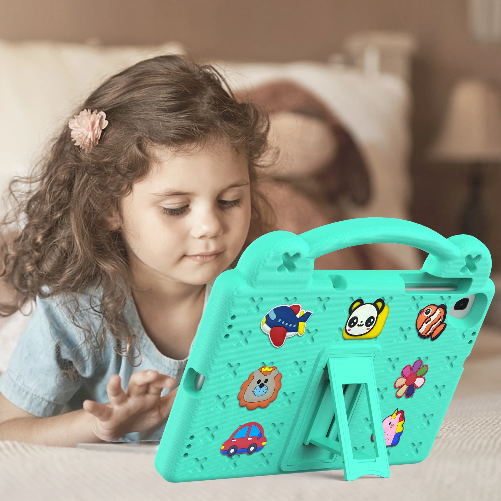 Capa Segura para Tablet Eva Infantil Capa para Lenovo Tab M10 Plus Tb-x606f X606x 3ª Geração Tb125f 128f Tb328fu 10.6 K10 Tb-x6c6 Tb-x306f - Imagem 6