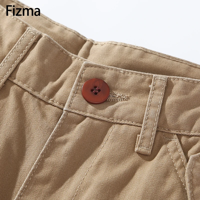 Fizma Armygreen Outdoor Cargo Pants Men Jogging Casual Pants Autumn Winter Pantalones Cargo Hombre Cotton Straight Trousers Male - Image 3
