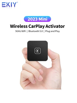 EKIY A1 мини Carplay беспроводной для Toyota Mazda Nissan Camry Suzuki Subaru Citroen Audi Mercedes Kia Ford Opel IOS15 Spotify BT