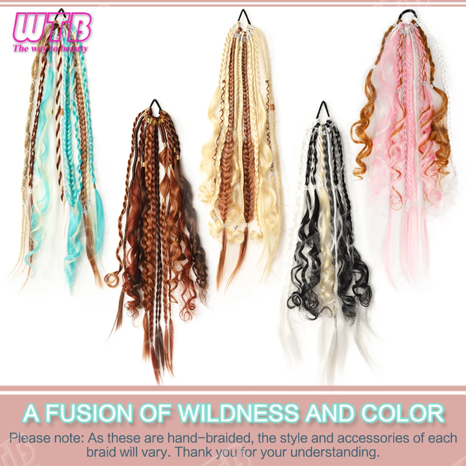 Elegant Synthetic Braided Wig – Effortless Wear for Any Occasion