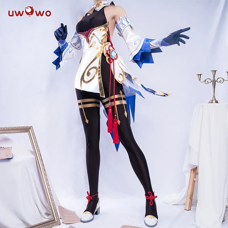 Only S M L XL XXL UWOWO Ganyu Cosplay Game Genshin Impact Cosplay Ganyu Halloween Christmas Costumes Gan Yu Outfit