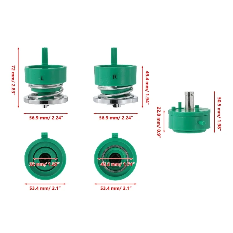 DIY Badge Punching Die Round Pin Button Mold 225/32/44/58mm Badge Button Mould Metal Interchangeable Making Die Mould