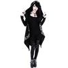 Fashion Trend Ladies Punk Moon Pattern Printing Long-sleeved Cardigan Sweater Long Style 2
