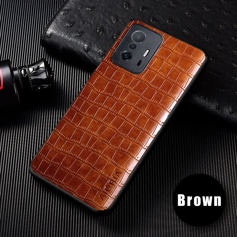 Luxury Leather Case - Premium PU Slim Fit Anti-Scratch Protective Back Cover