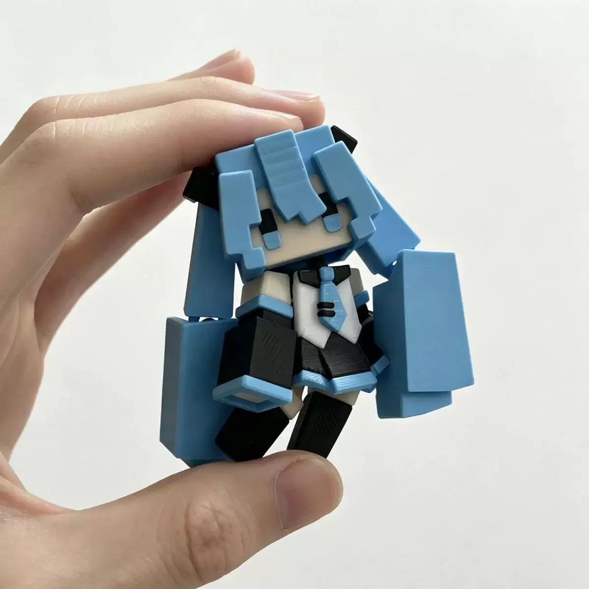 Vocaloid Character Pixel Block Figure Set - Desktop Collectible Ornament Anime Statue Gift