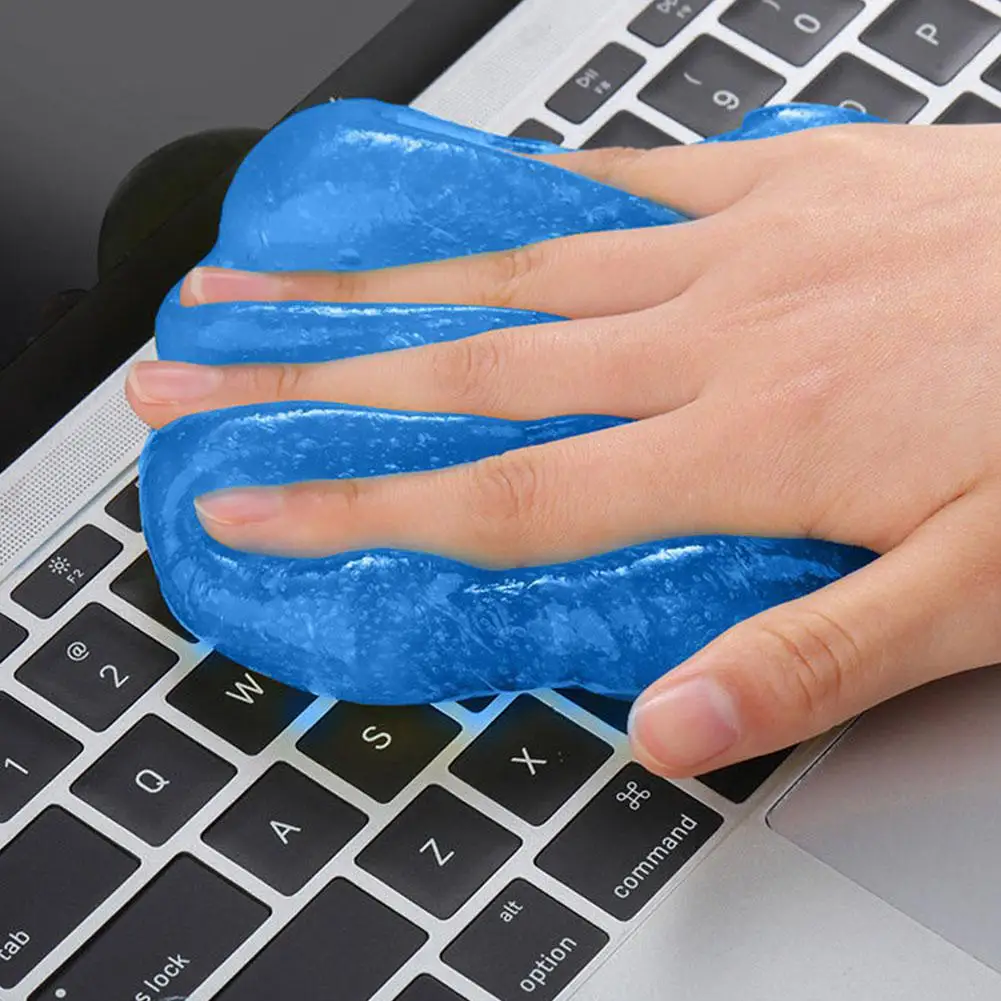 Car Cleaning Gel Deep Clean Reusable Multifunctional for Vents Dashboard Steering Wheel Non Sticky Odor Eliminator - 5
