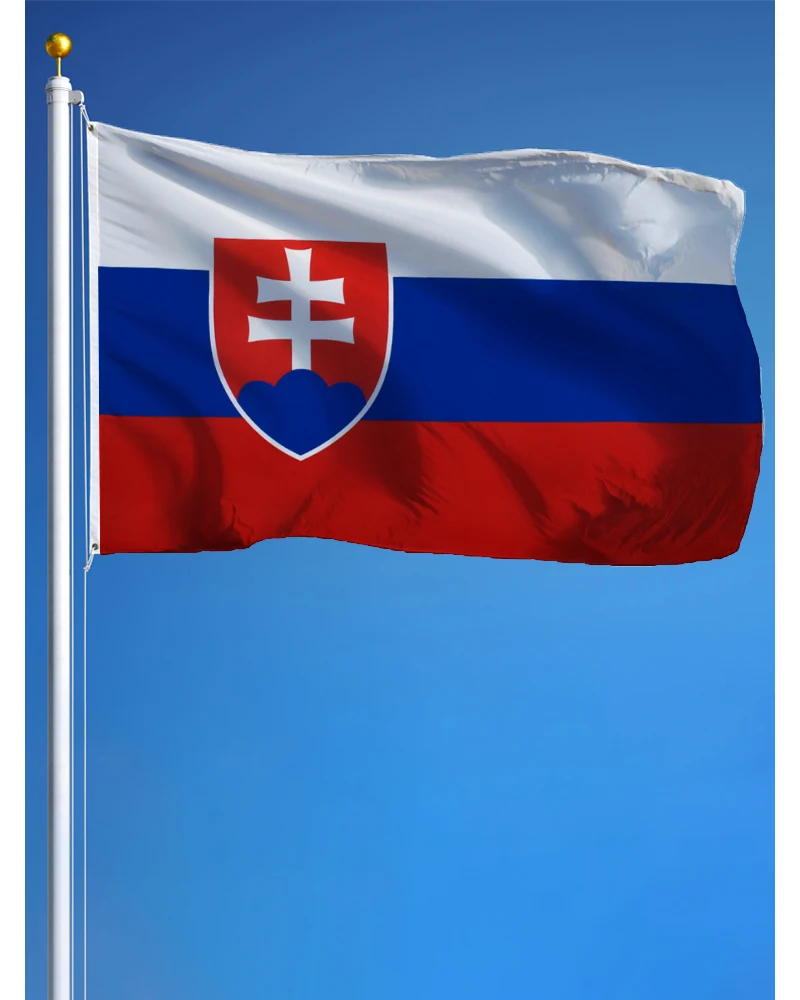

60x90cm 90x150cm svk sk Slovenska slovakia Slovak Flag 2x3ft/3x5ft
