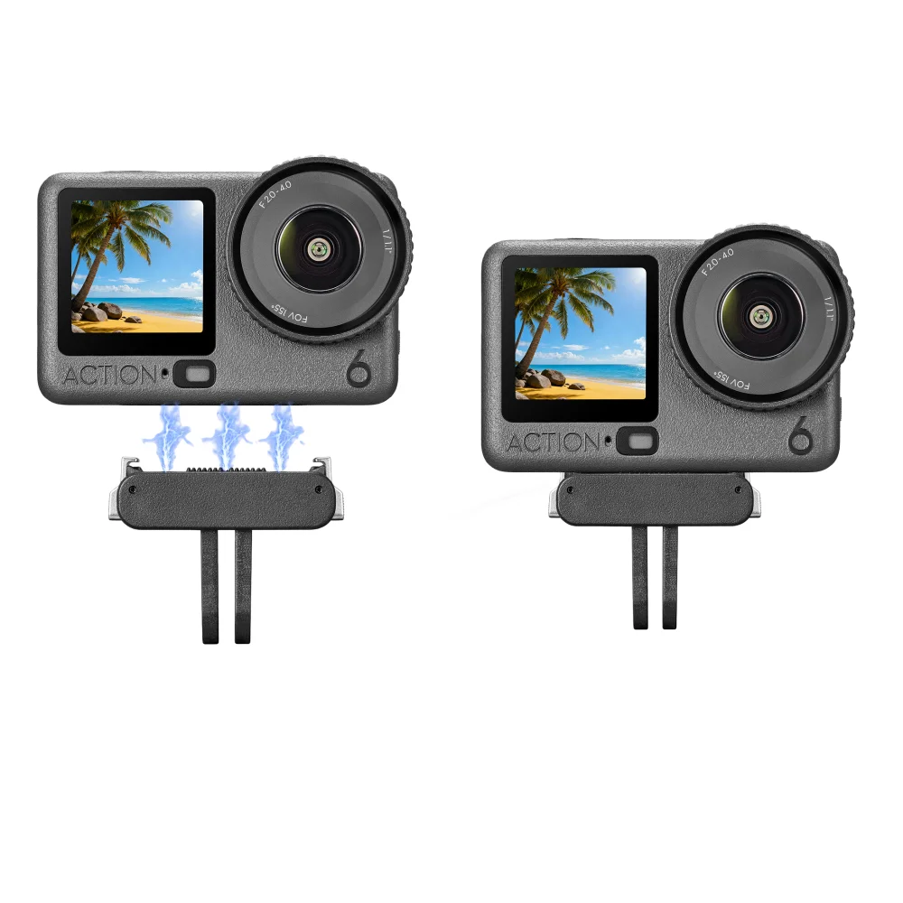 Adaptateur Magnétique 2 Griffes pour DJI Osmo Action 6 & NANO
