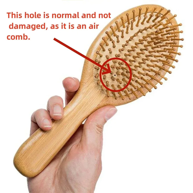 Hair Brush Comb Set for Women Men curly hair brush wooden handle brush