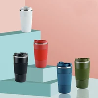 380ml 510ml Stainless Steel Coffee Cup Thermal Mug Garrafa Termica Cafe Copo Termico Caneca Non-slip Travel Car Insulated Bottle 4