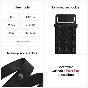 Polar H10 HR Monitor Chest Strap Waterproof ANT Bluetooth Heart Rate Sensor for Fitness 2