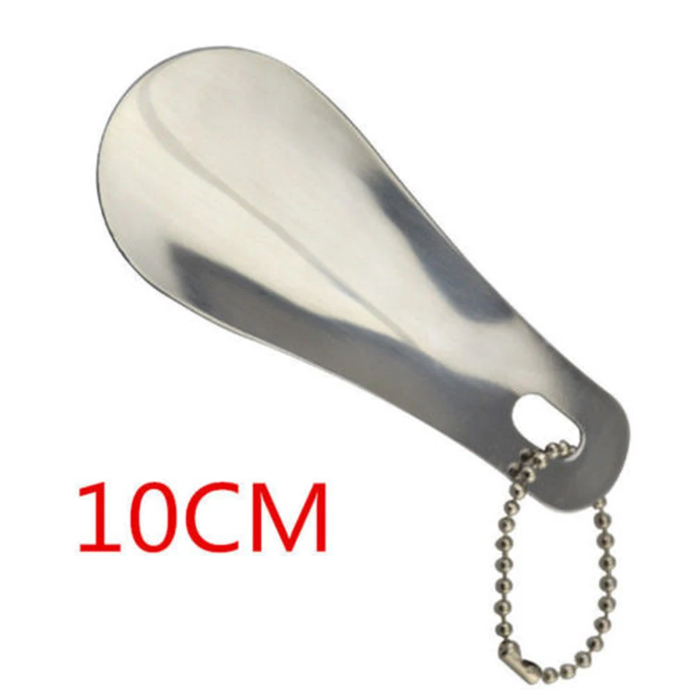 1 Pcs 10cm Stainless Steel Metal Shoe Horn Spoon Shoehorn Shoes Lifter Tool Professional shoe horn