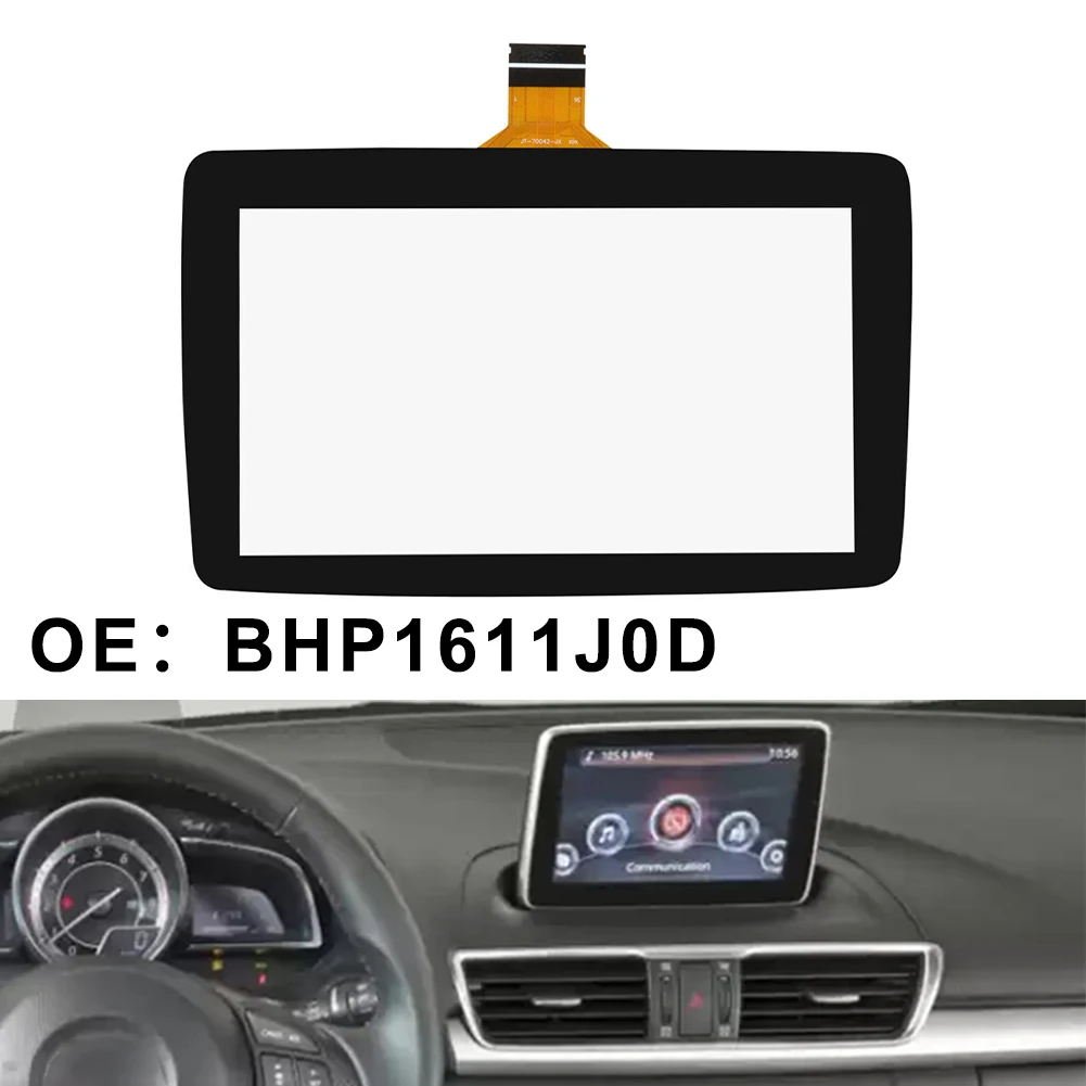 7 Touch Screen Glass For Mazda 3 2014 2015 2016 Information Display BHP1611J0D Touch Screen Glass Digitizer Panel