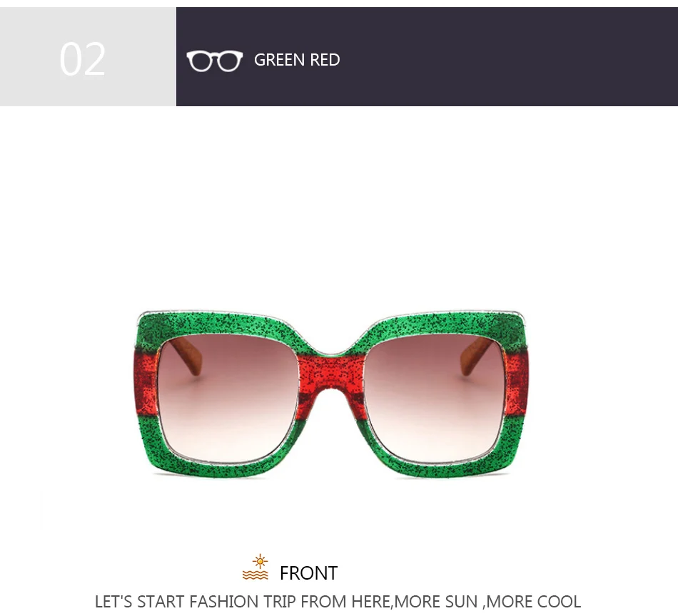 Yoovos Oversized Sunglasses For Women Square Vintage Designer Shades_voghion.com
