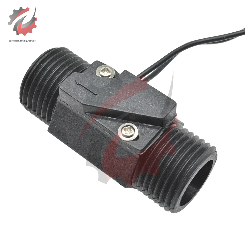 AC 220V 3A 22MM Plastic Water Flow Switch Vertical/Horizontal Automatic Water Flow Sensor Magnetic Welding Cutting Machine