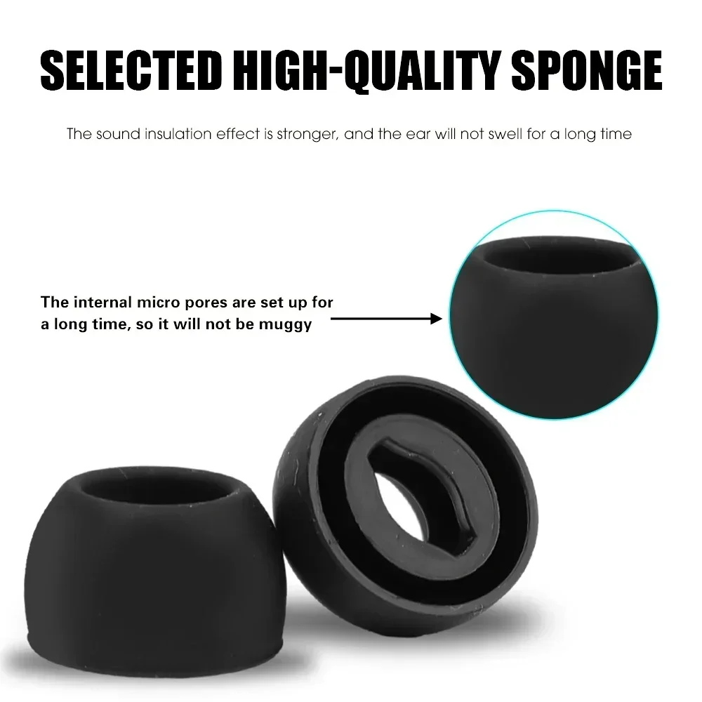For Samsung Galaxy Buds Pro Eartips Earbuds Silicone Replacement Ear Pads Buds Noise Isolation Earplugs Earphone Accessories