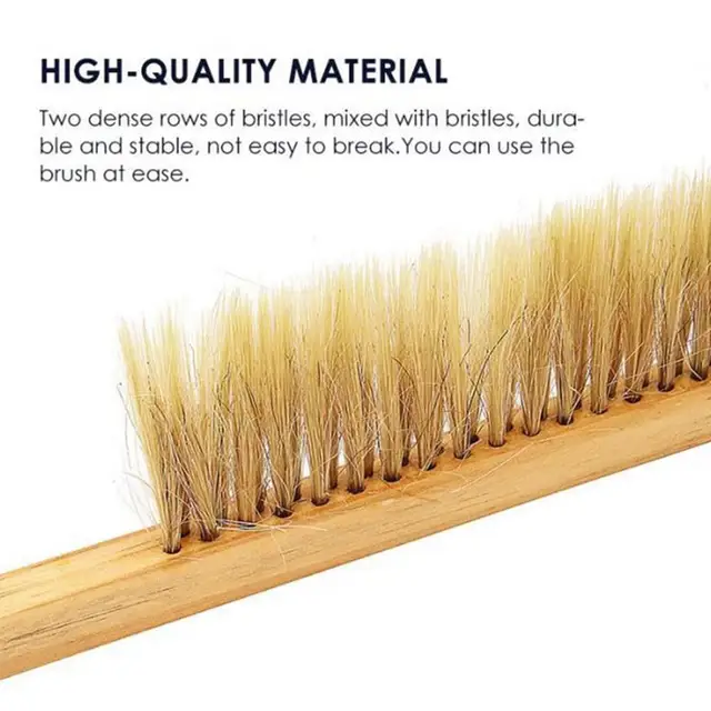 Méhkefe Kefe Dupla Sor Sörték Méhészet Többcélú Fa Fogantyúkefe Méhkatár -Szerszám Farmhoz - Image 5