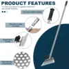 Metal Detector Shovel Beach Sand Scoop 304 Stainless Steel Scoop with Handle Tool Gold Detector Treasure Hunting Shovel Tool 4