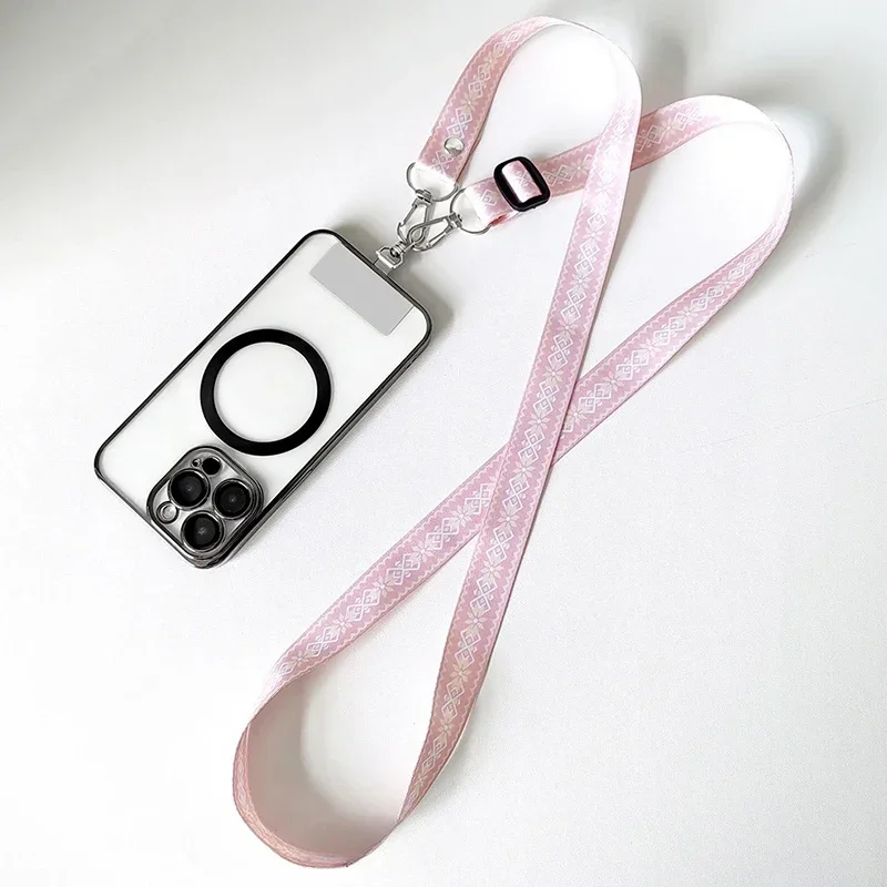 Maple Leaf Crossbody Phone Lanyard with Adjustable Anti-Lost Neck Strap